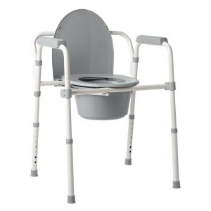 Guardian 3-in-1 Folding Steel Commode 350lbs