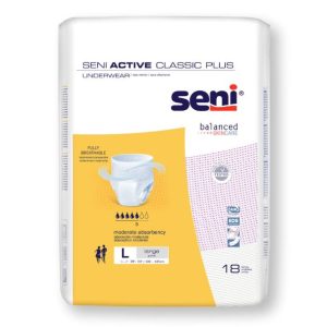SENI ACTIVE CLASSIC PLUS Underwear Large 18 PCS