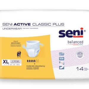 SENI ACTIVE CLASSIC PLUS Underwear X-Large 14 PCS