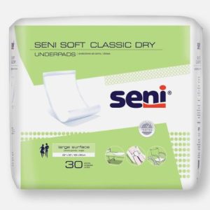SENI SOFT CLASSIC DRY Underpads 23"x35" 30 PCS
