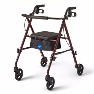 Medline Basic Steel Rollator with 6" Wheels